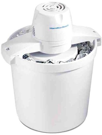 how to use an electric ice cream maker machine