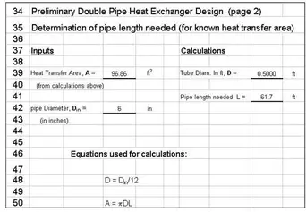 Heat Exchanger Calculations And Design With Excel Spreadsheet Templates Bright Hub Engineering Heat Exchanger Calculations And Design With Excel Spreadsheet Templates Bright Hub Engineering