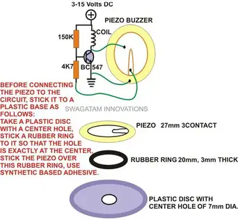 Homemade Buzzer Simple Circuit Design - Piezo Buzzer Circuit Diagram Homemade Buzzer Simple Circuit Design - Piezo Buzzer Circuit Diagram