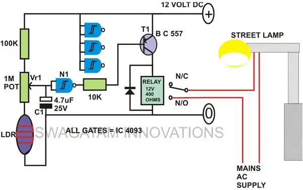 How to Build Automatic Night Light Control or Switch - Bright Hub Engineering Day Night Sensor Circuit Bright Hub Engineering