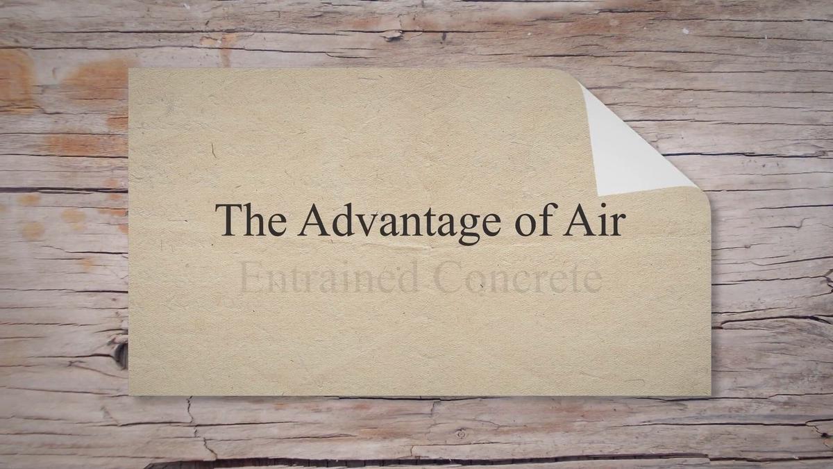 How to Make Air Entrained Concrete Air Entrained Concrete Testing