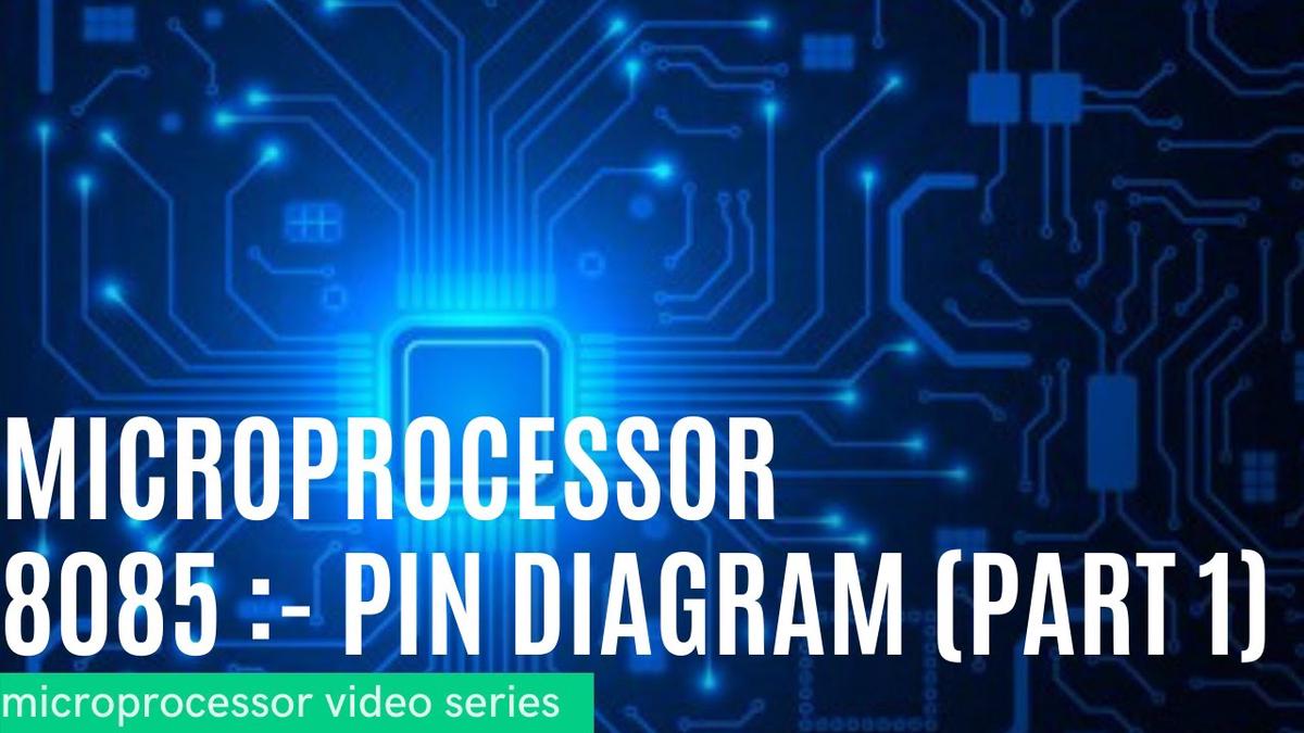 8085 Microprocessor Pin Diagram Explained
