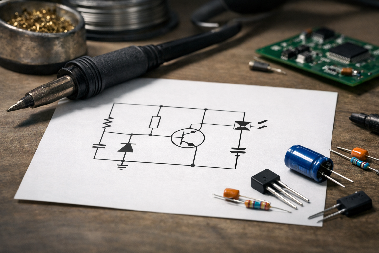How to Read a Simple Circuit Schematic Without Guessing